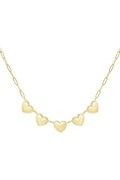 Hearts Studs Ketting