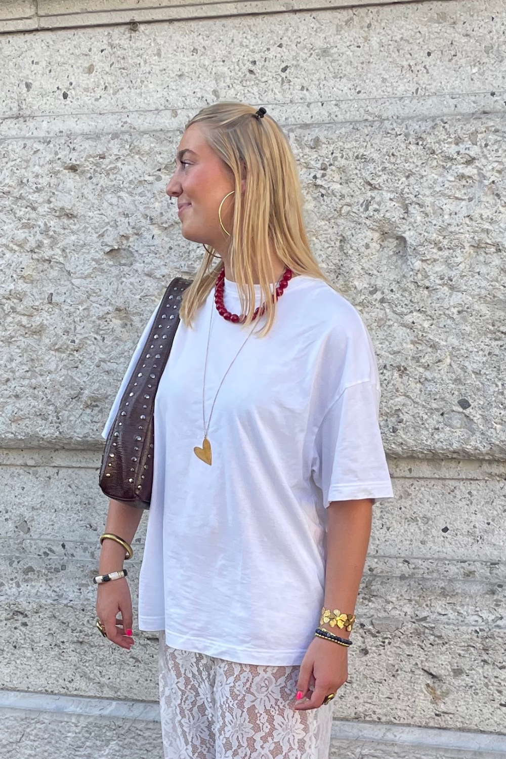 Kralenketting Wine Red