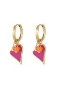 Oorbellen Pink Heart