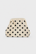 Polka Dot Bag White