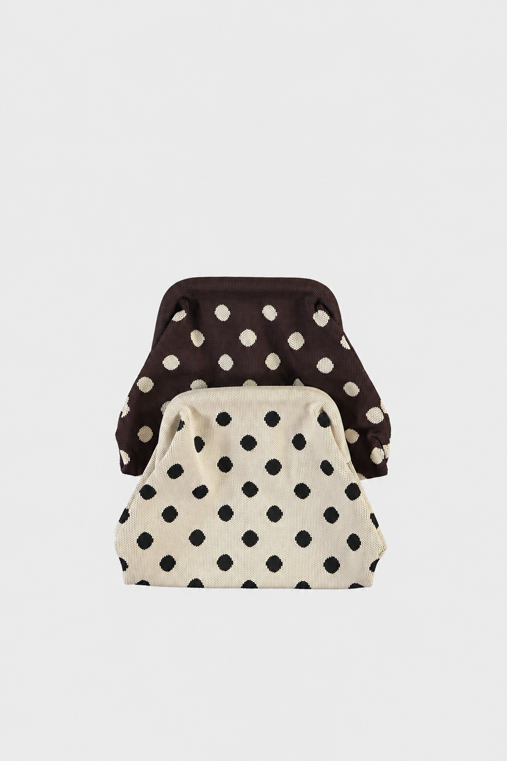 Polka Dot Bag White