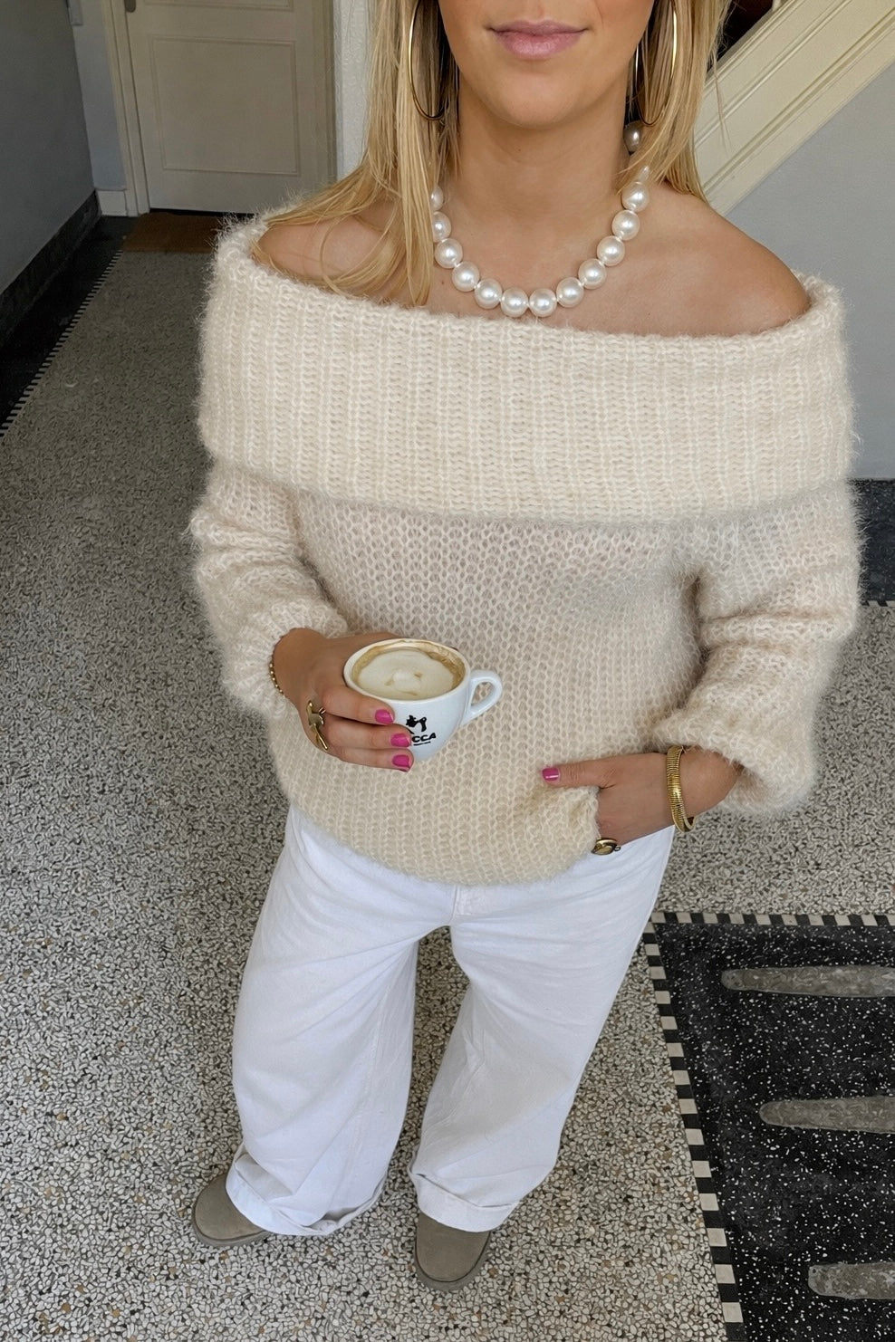 Céleste Off Shoulder Knit